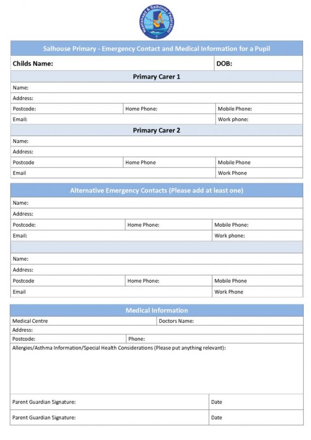 thumbnail of SPS Medical Information Form