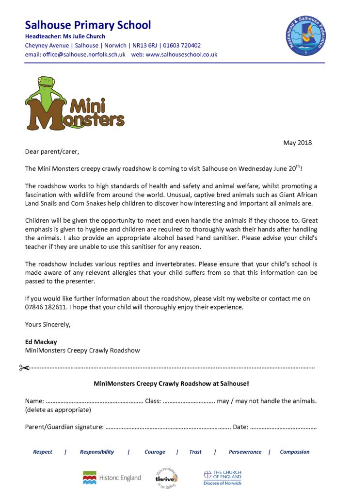 thumbnail of Mini Monsters Permission Letter